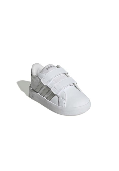 Adidas Grand Court 3.0 Shoes White Silver Infant ADIDAS CORE | Sneakers | JP9373-